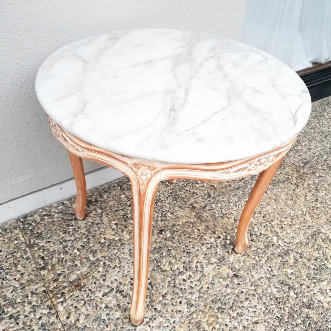 フレンチスタイル ◆ 大理石 センターテーブル アンティーク調