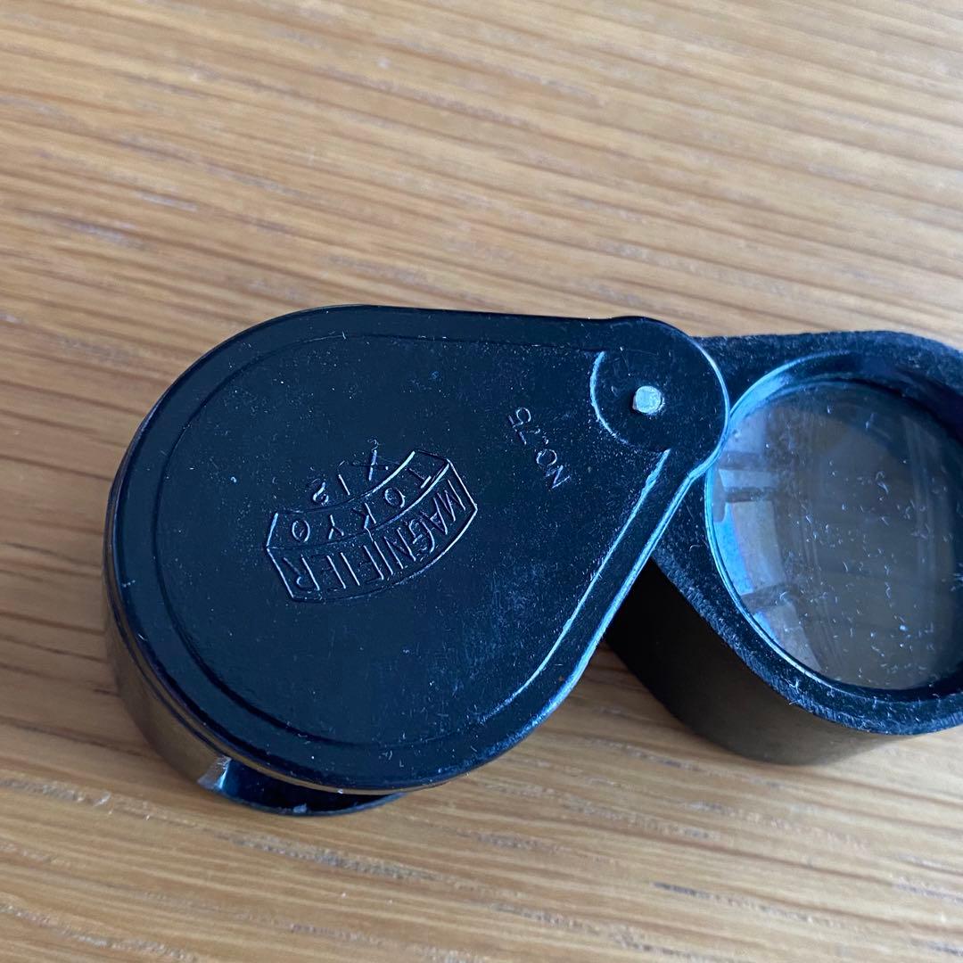 MAGNIFIER TOKYO 希少 国産？ ポケットルーペ ×12 拡大鏡 - メルカリ