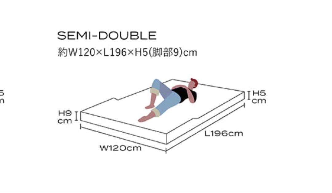ブレインスリープ マットレス フロート　セミダブル