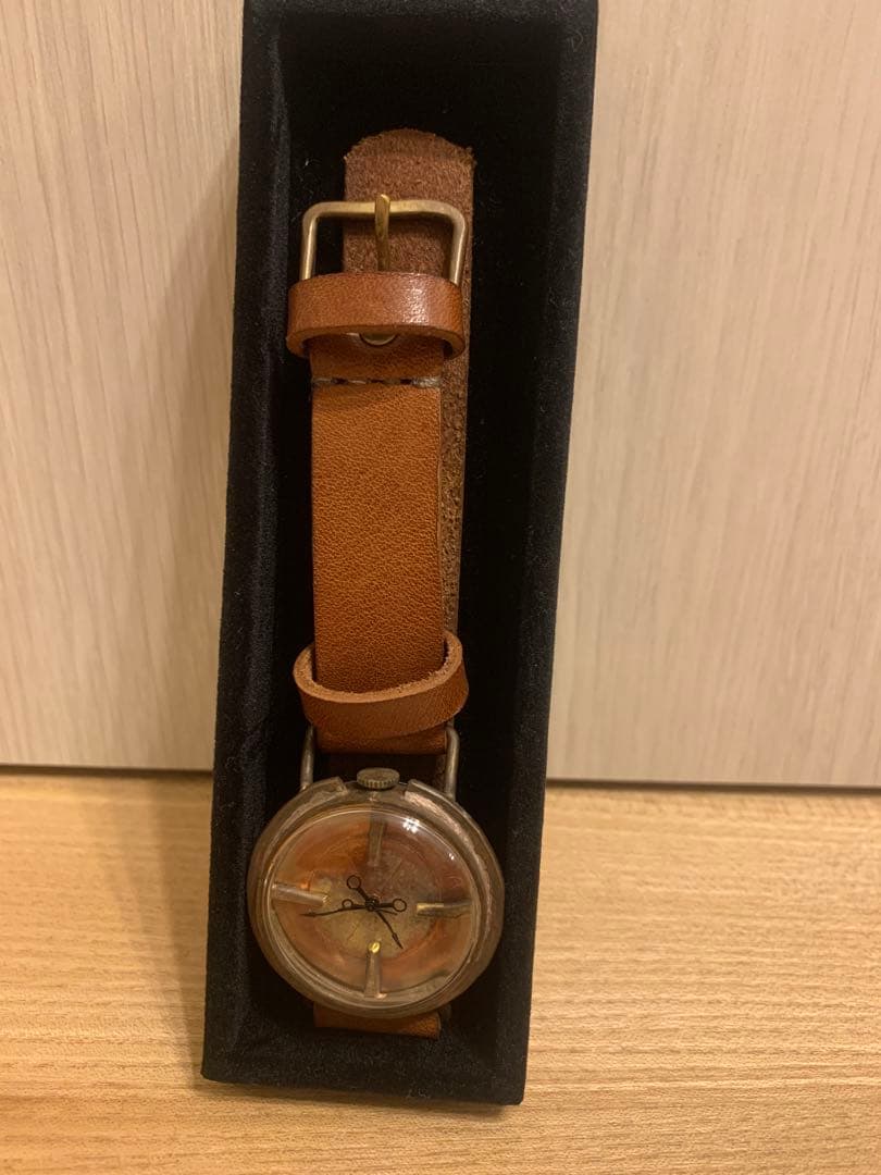 【新品】ipsilon ハンドメイド 腕時計 ブラウン
