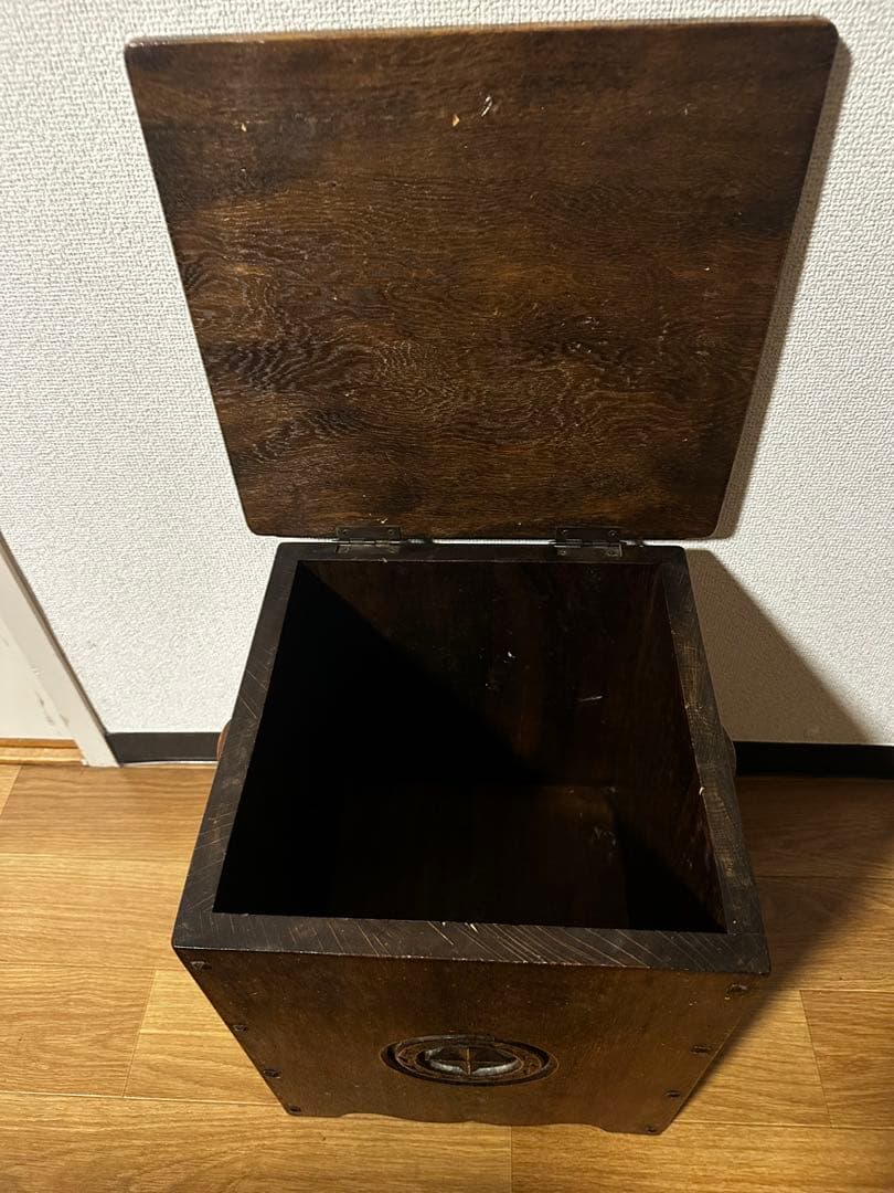 木製無垢材 ◾️蓋付き 木箱 ウッドボックス 収納ボックス スツール テーブル