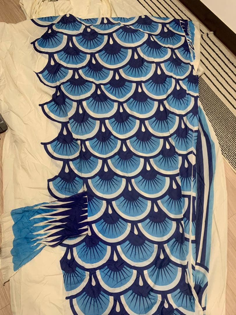 鯉のぼり　7m 青　祝　こいのぼり　単品　0171