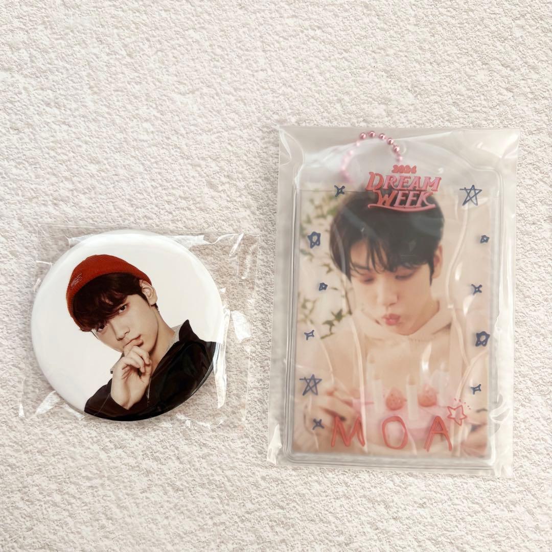 TXT スビン dreamweek トレカホルダー ドリームウィーク 缶バッジ