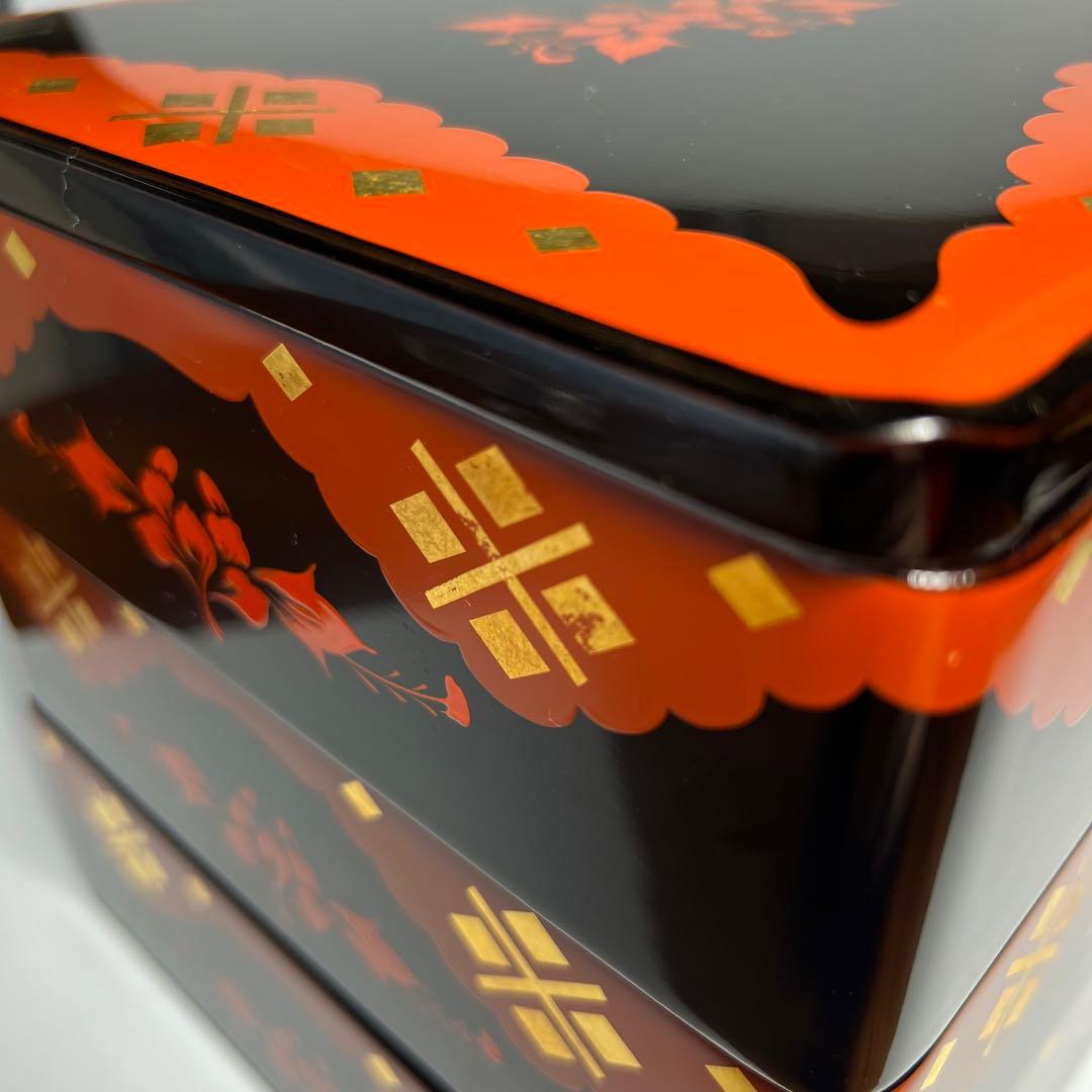 秀衡塗 丸三漆器 牡丹 重箱 お重 - メルカリ