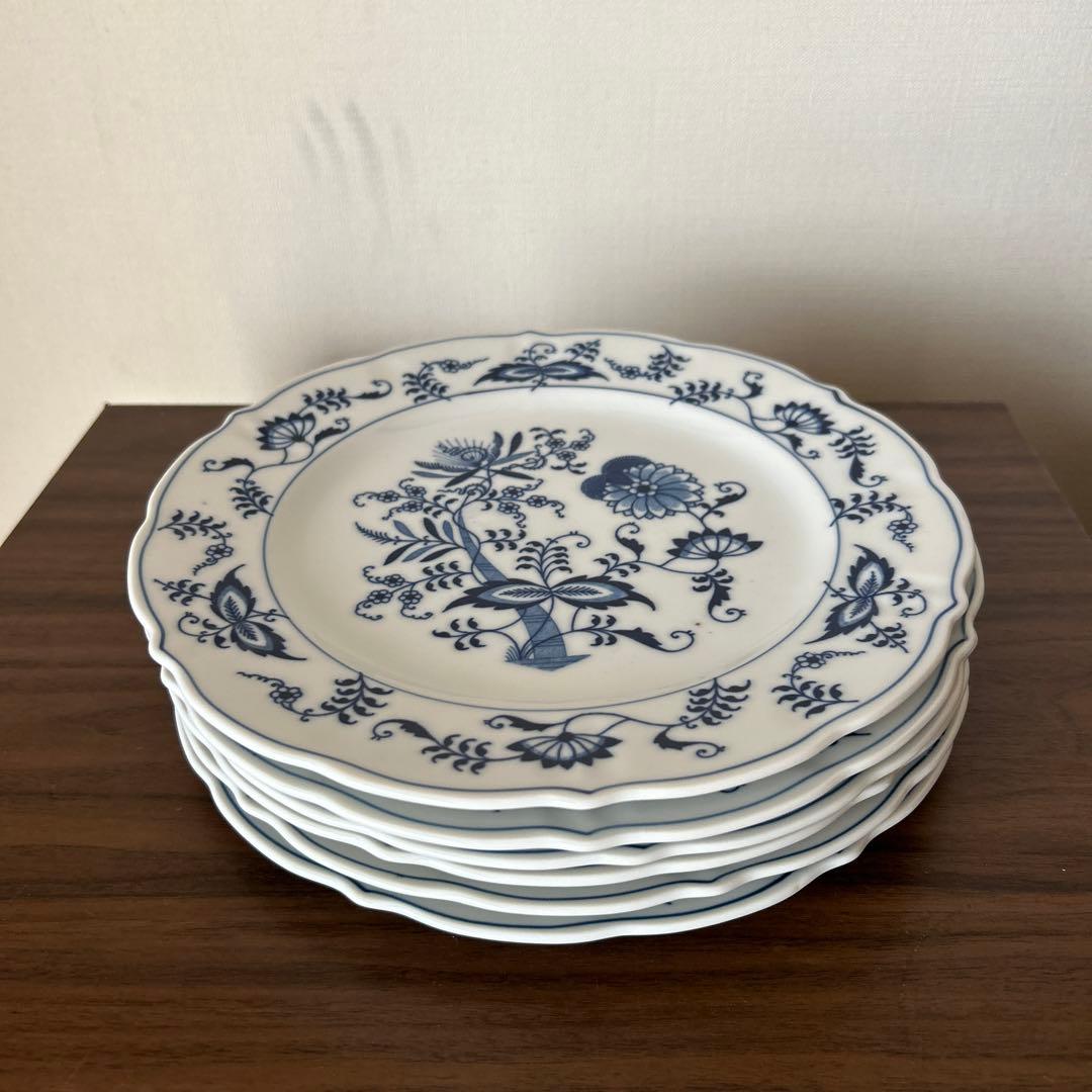 未使用品！ブルーダニューブ Blue Danube 大皿6枚セット 初期刻印