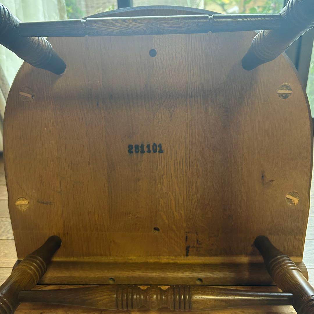 飛騨産業 ロッキングチェア キツツキマーク 椅子 アンティーク