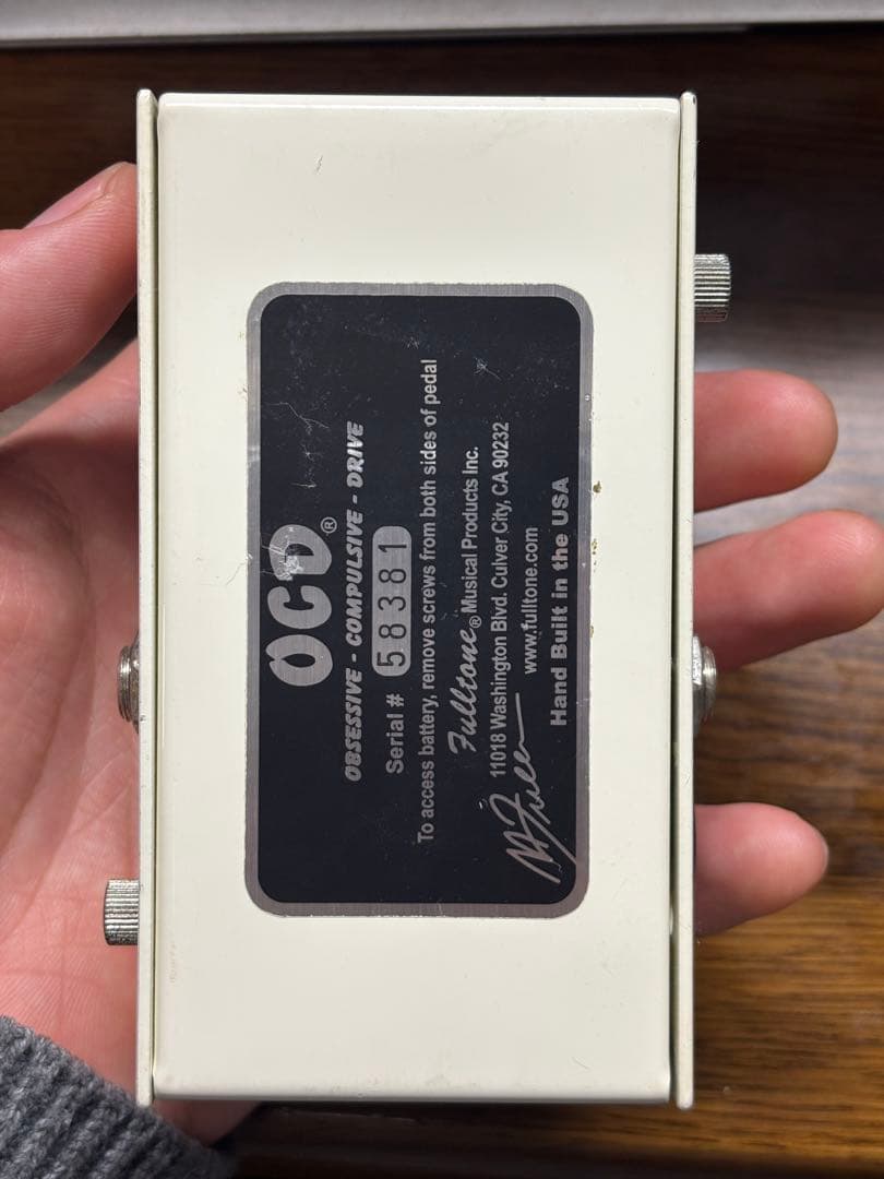 ギター fulltone OCD v1.4