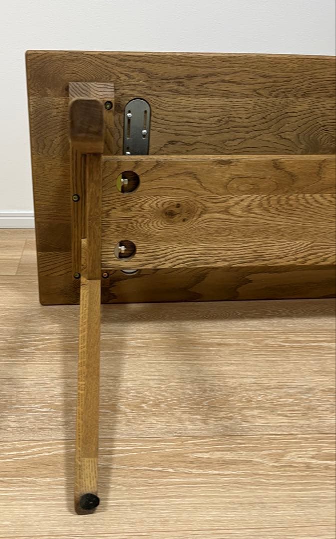 unico ADDAY(アディ)カフェテーブルW1000 オーク材高さ580cm - メルカリ