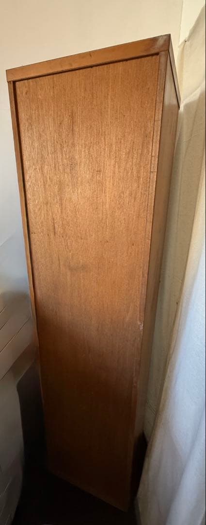 昭和レトロ 収納棚 スリムキャビネット 食器棚 本棚 飾り棚 アンティーク