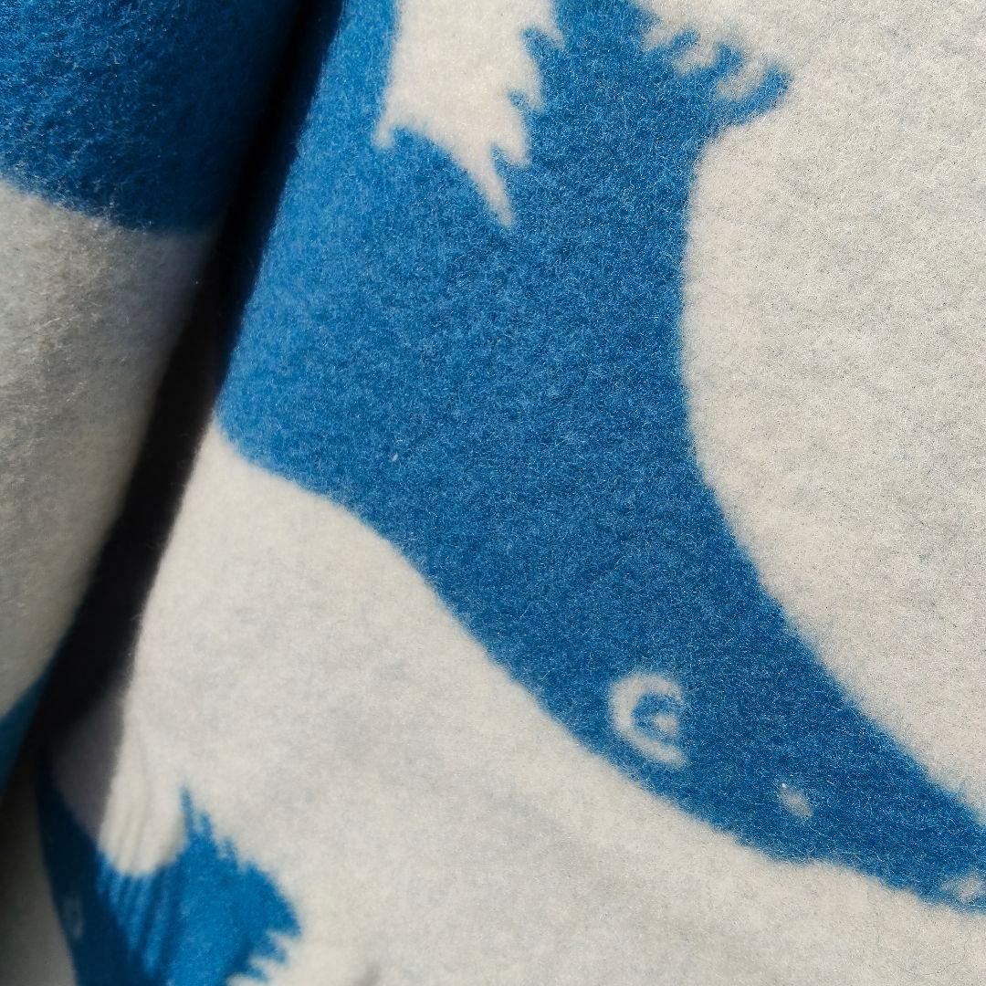 ロロス しろくま ホワイトベア ウール ノルウェー製 大判 ブランケット