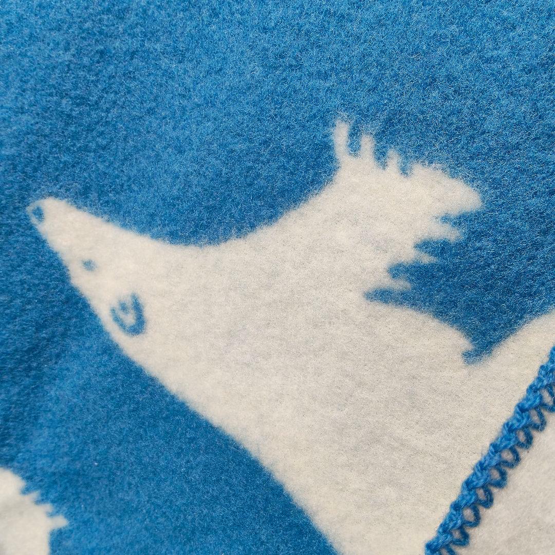 ロロス しろくま ホワイトベア ウール ノルウェー製 大判 ブランケット