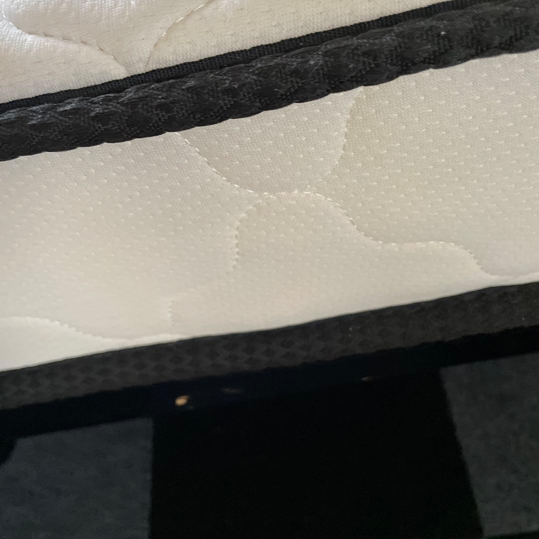 セミダブルベッド　マットレス　羽毛布団　カバー付　まとめ売り