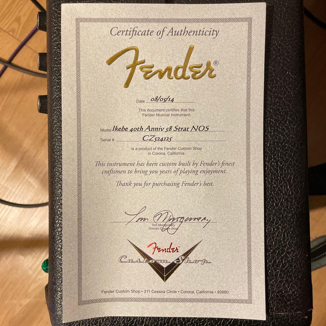 マスビル監修 Fender CS Ikebe 40th ホセフィーナPU搭載 - メルカリ