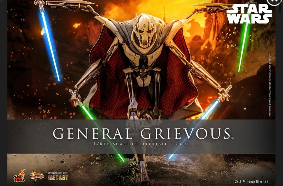 ホットトイズ スター・ウォーズ シスの復讐 グリーヴァス将軍 - メルカリ