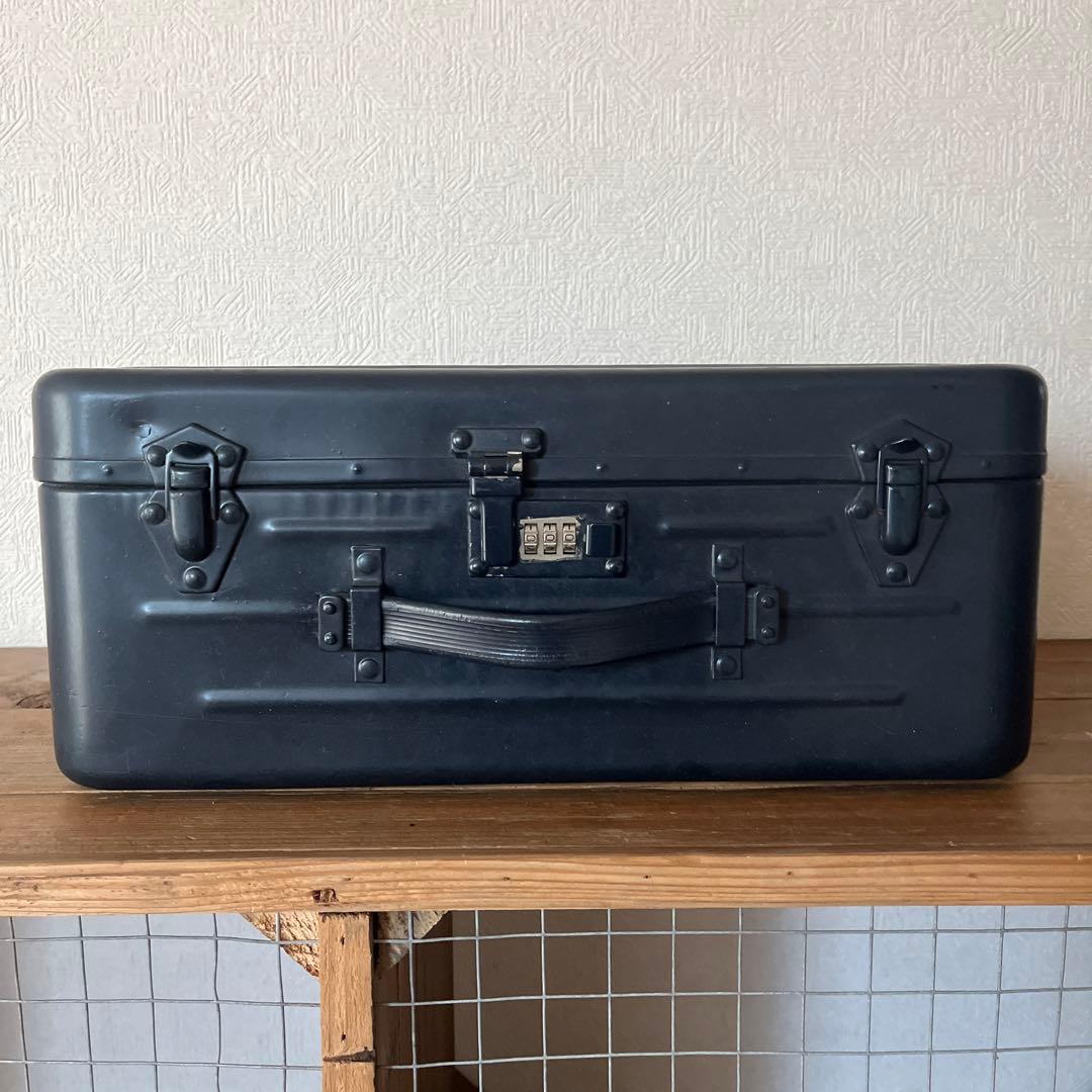 60-70年代 フランス海軍 アンカーマーク トランクケース アルミ - メルカリ