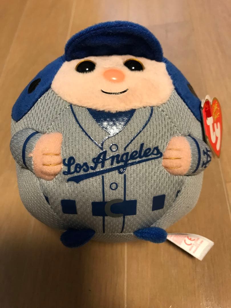 Ty Beanie Ballz 野球 ぬいぐるみ ビーニーボールズ LA MLB - メルカリ
