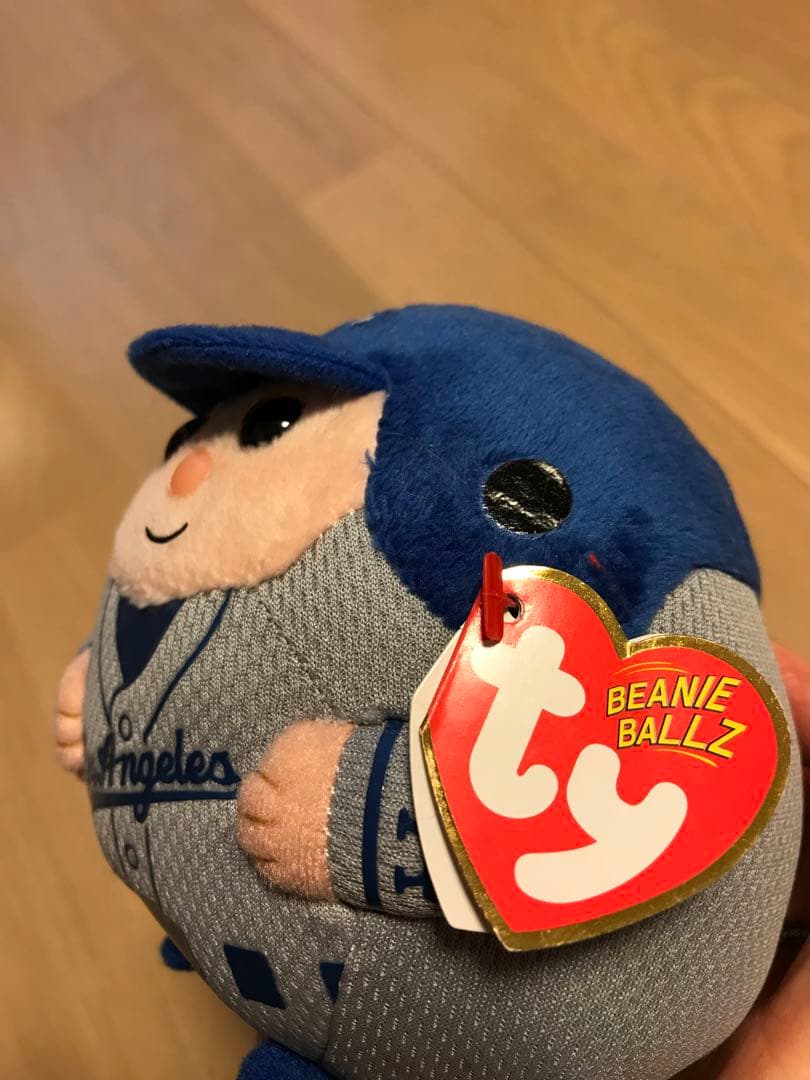 Ty Beanie Ballz 野球 ぬいぐるみ ビーニーボールズ LA MLB - メルカリ