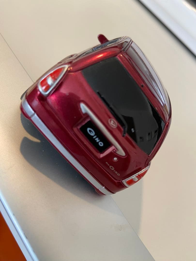 美品 非売品 ダイハツ ミラジーノ プルバックカー 赤 ワインレッド