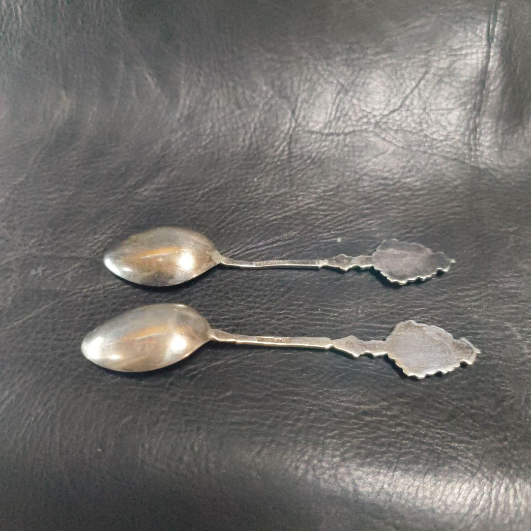 シルバー925製 Sterling刻印 スプーン 2本セット 17.3g