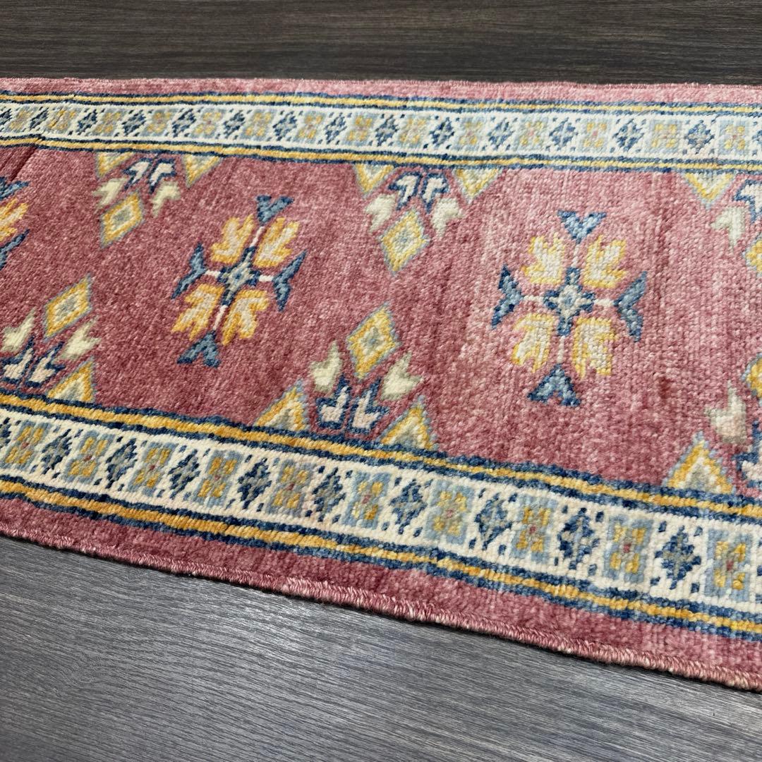 53cmx171cm 廊下敷き手織り絨毯上がりかまちファインウールラグ