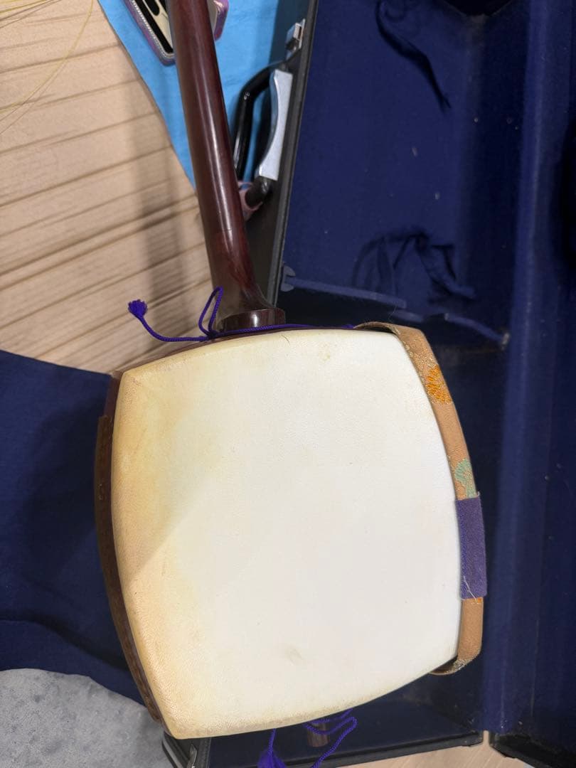 三味線本体 ケース付き 標準サイズ