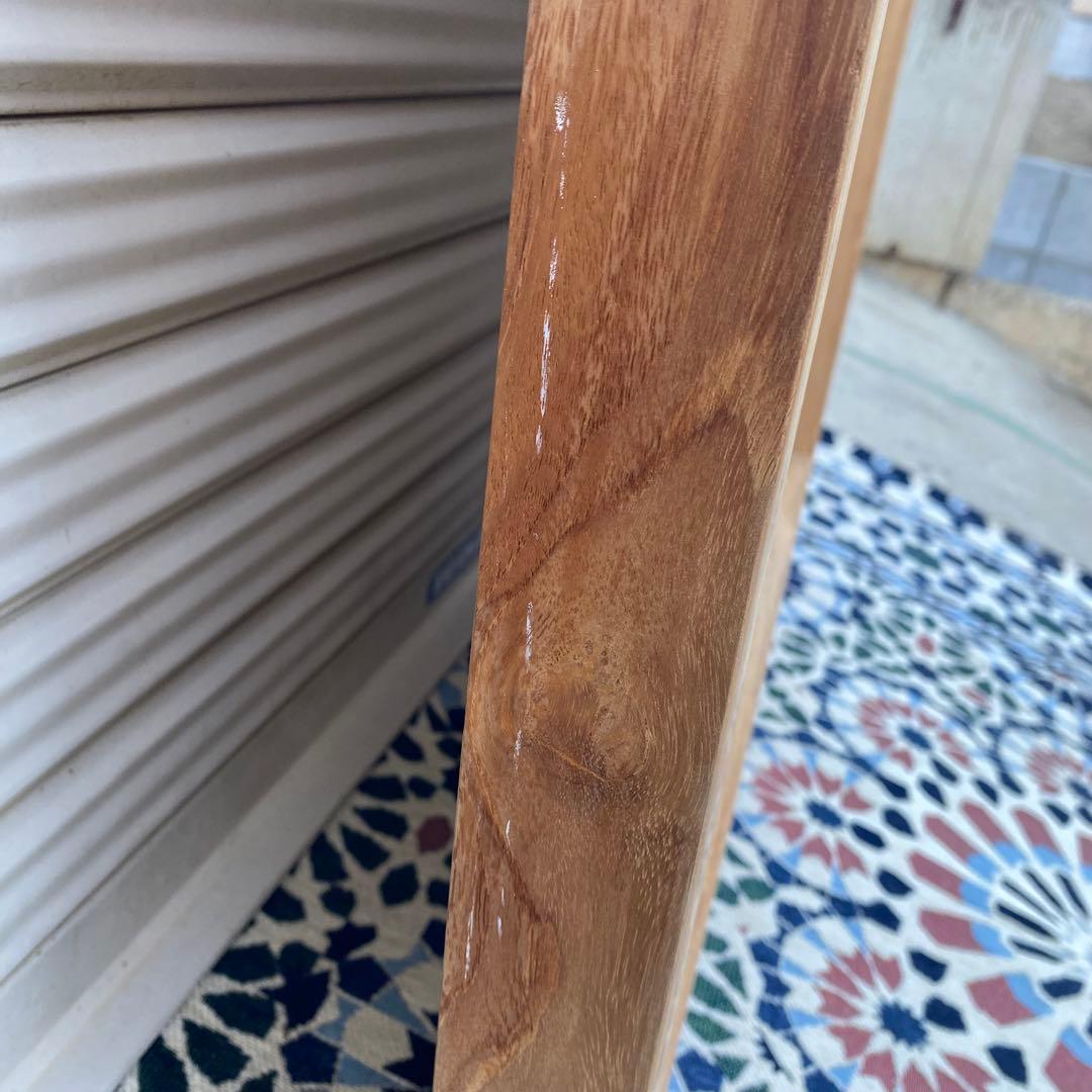 無垢材 Ethnicraft コンラン　チーク　全身　鏡　姿見　大型　ミラー