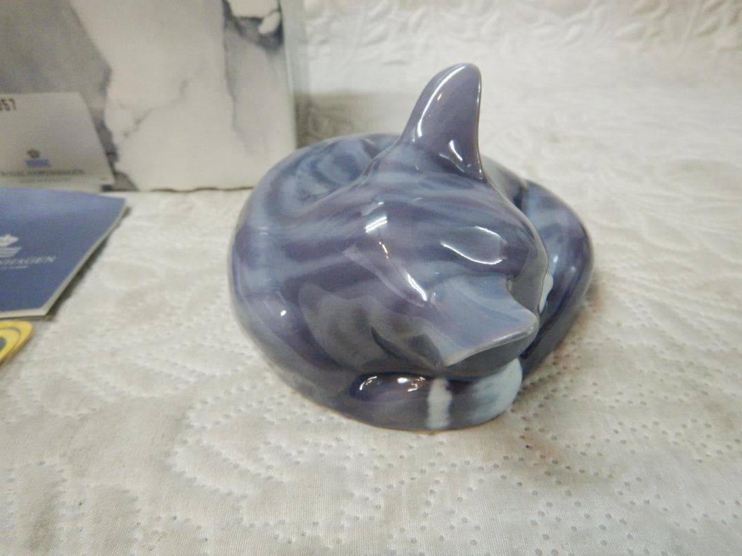  　 猫　ロイヤルコペンハーゲン 置物　未使用