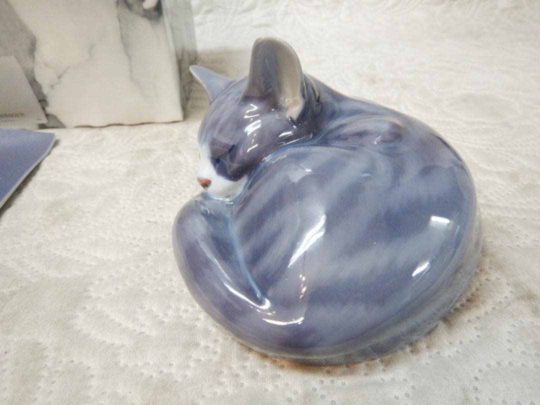  　 猫　ロイヤルコペンハーゲン 置物　未使用