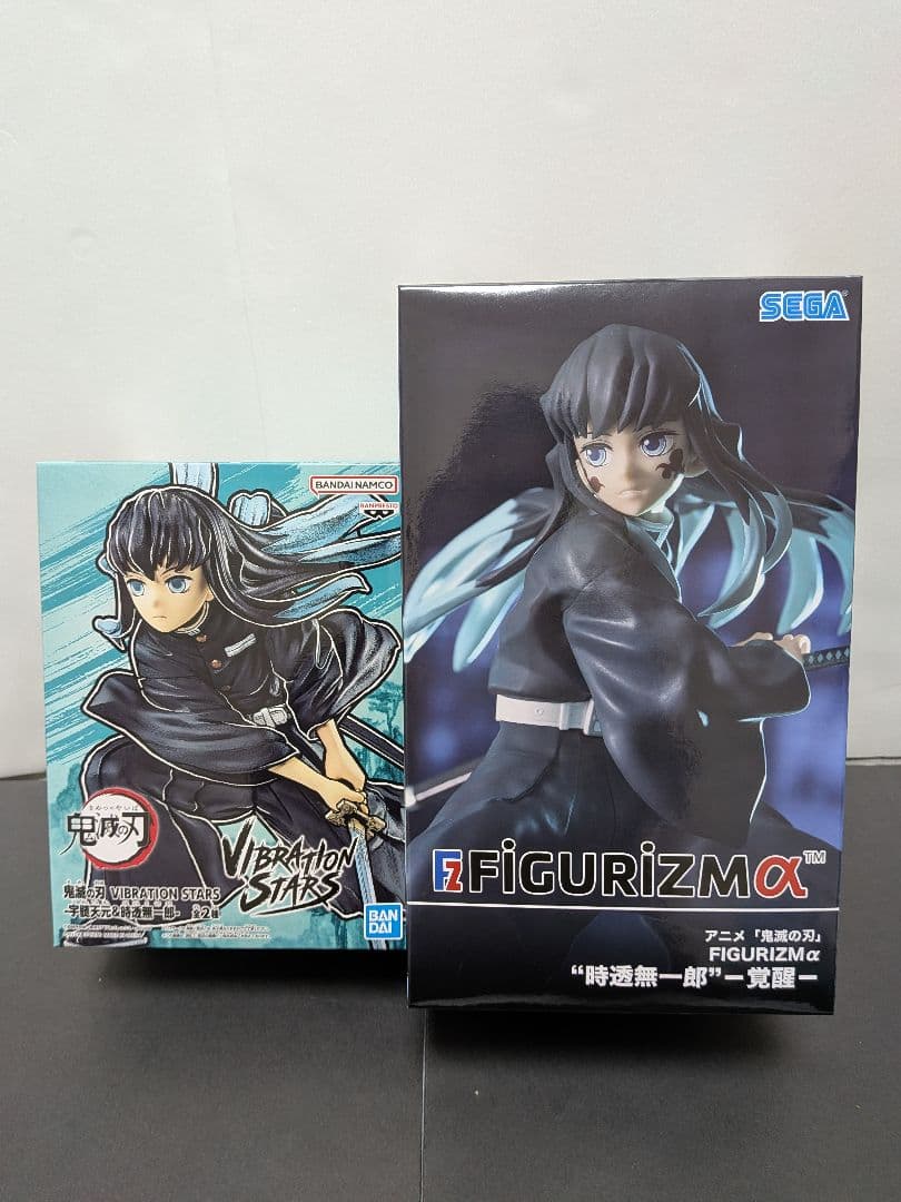 【新品・未開封】鬼滅の刃　時透無一郎フィギュア4体&コンテナボックス