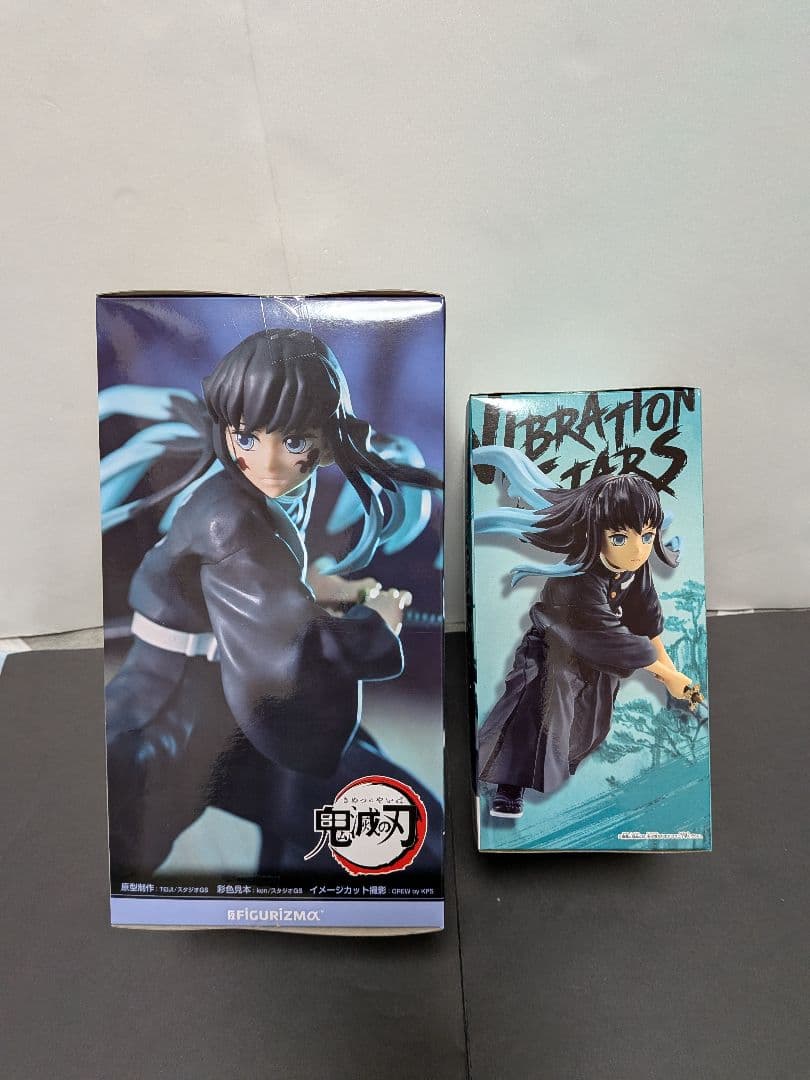 【新品・未開封】鬼滅の刃　時透無一郎フィギュア4体&コンテナボックス