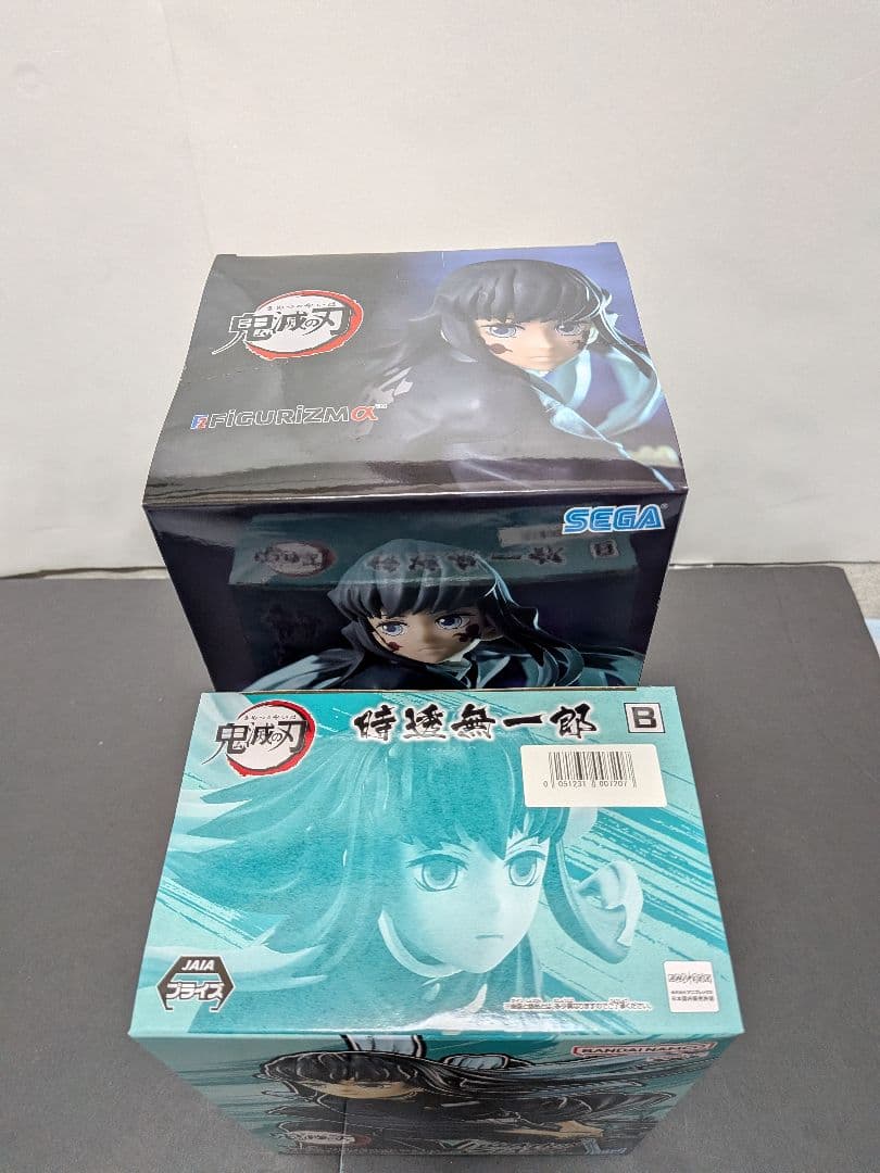 【新品・未開封】鬼滅の刃　時透無一郎フィギュア4体&コンテナボックス