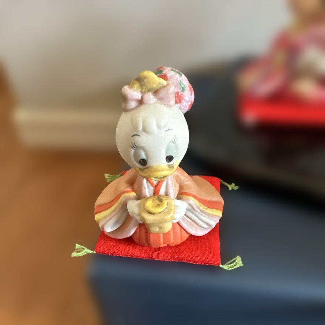 雛人形セット ミッキー ミニー ドナルド デイジー 陶器 お雛様 可愛い