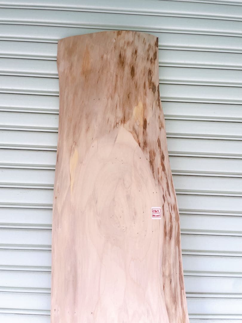 天然　イチョウ　木材　天板　テレビ台　無垢材　カウンターテーブル　一枚板　机