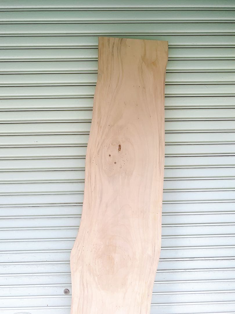 天然　イチョウ　木材　天板　テレビ台　無垢材　カウンターテーブル　一枚板　机