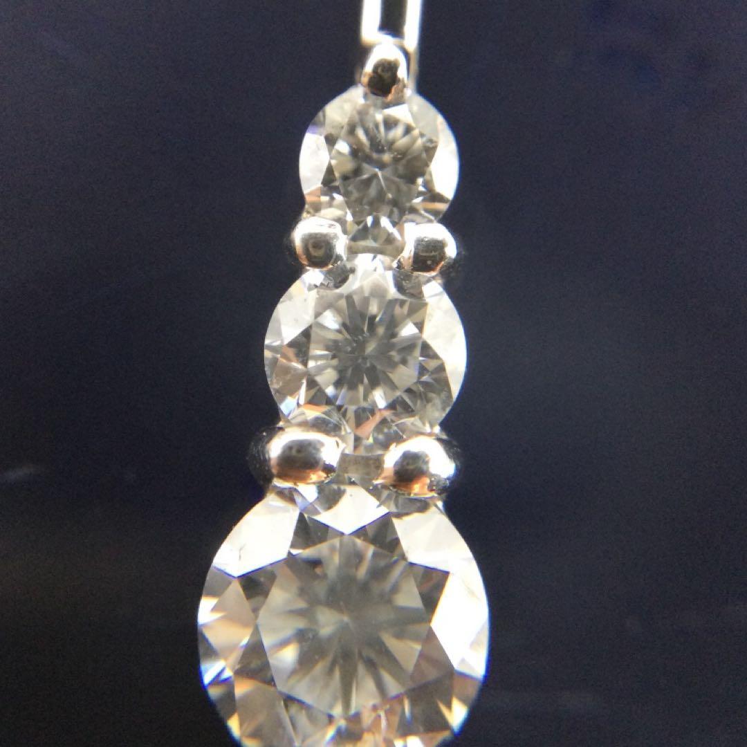 大粒 ペンダントヘット　ブラックオパール　PT900 ダイヤモンド