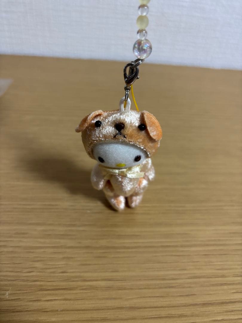 ハローキティ マスコット ストラップ ベア レトロ #1