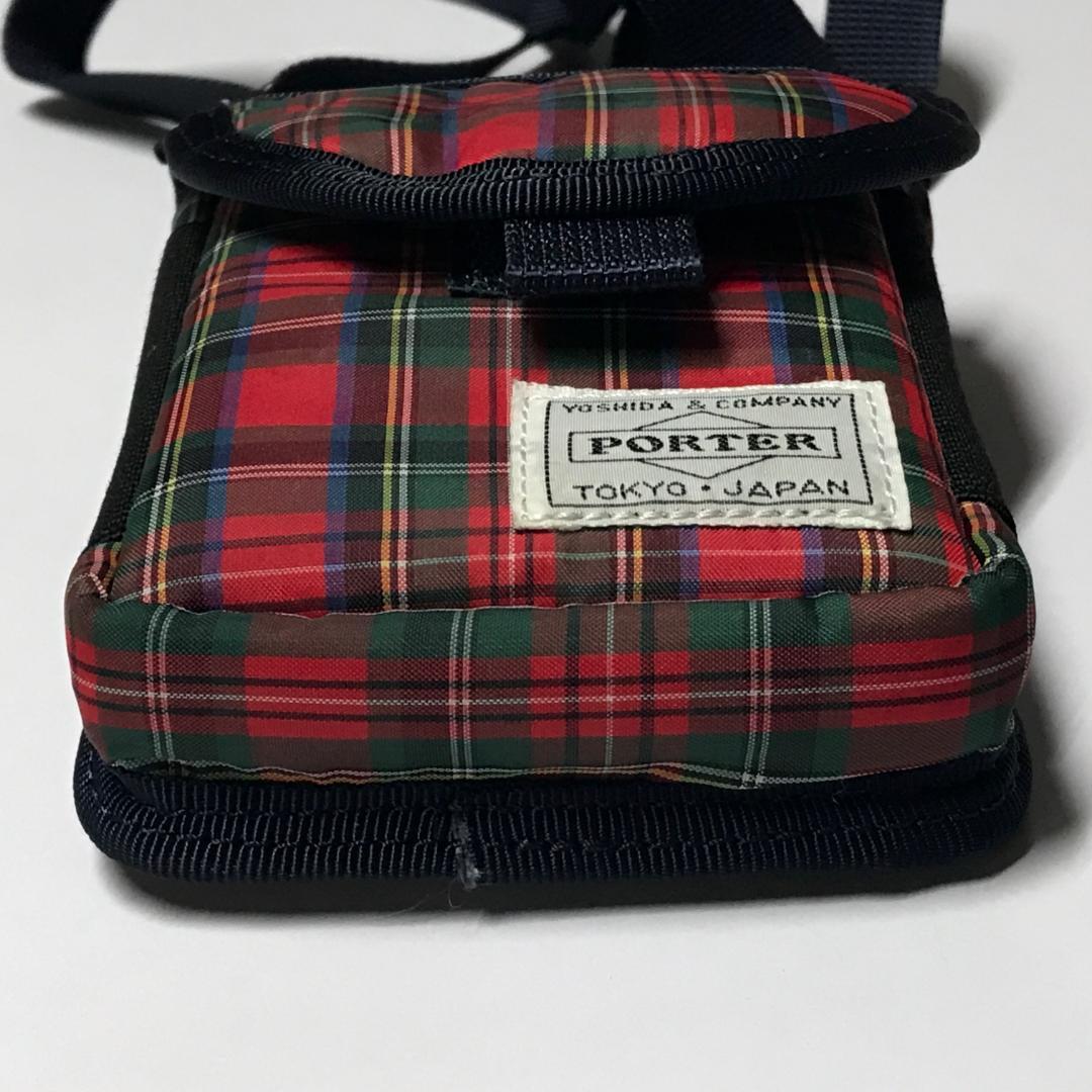 ポーター ビームス ワークス デジタル ケース チェック柄 Ｂ印 吉田カバン
