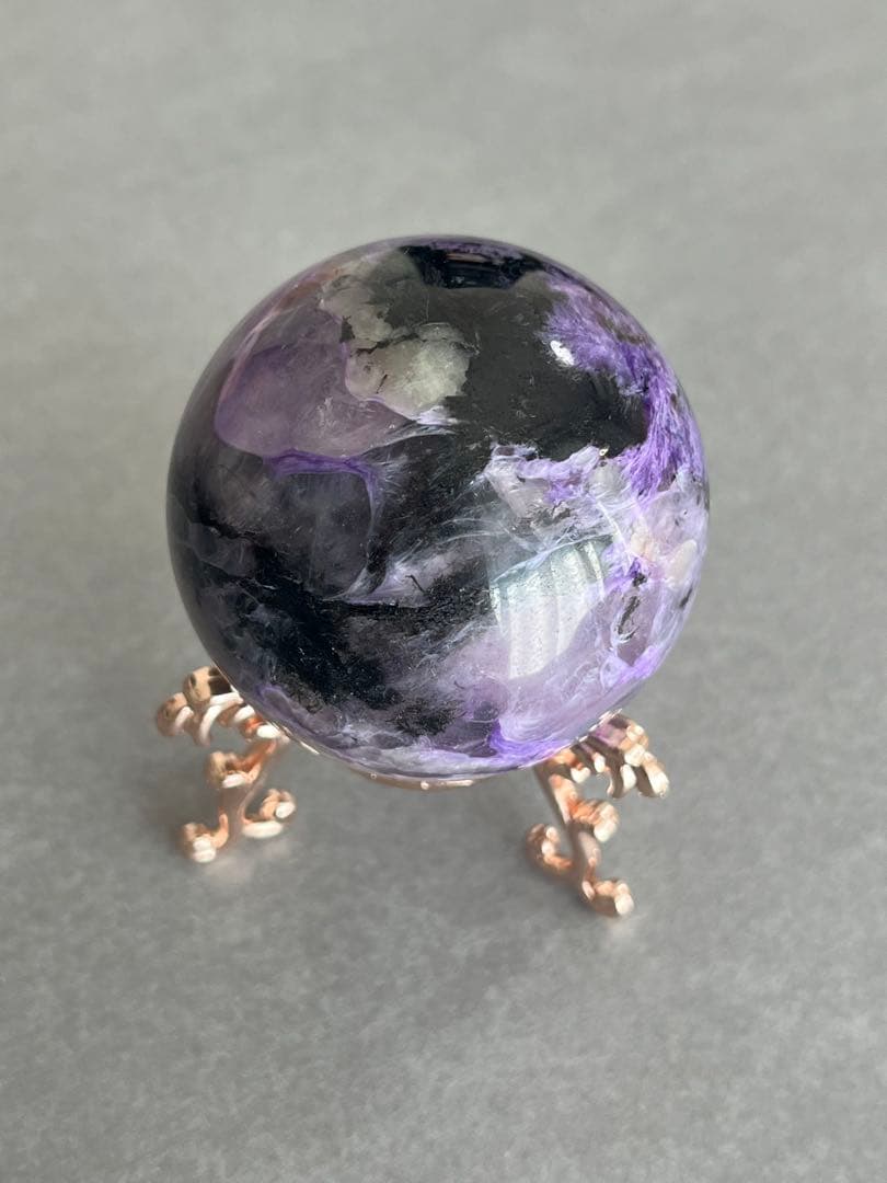 チャロアイトシリカ　スフィア　5.1cm