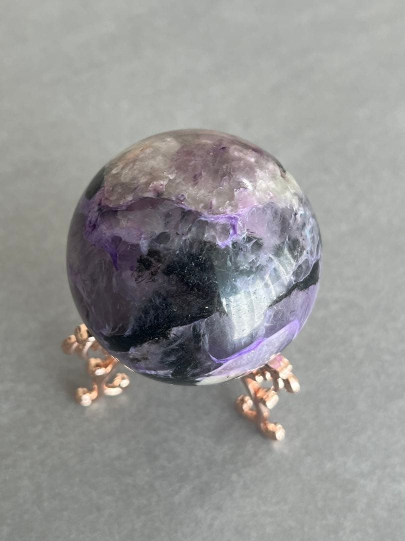 チャロアイトシリカ　スフィア　5.1cm