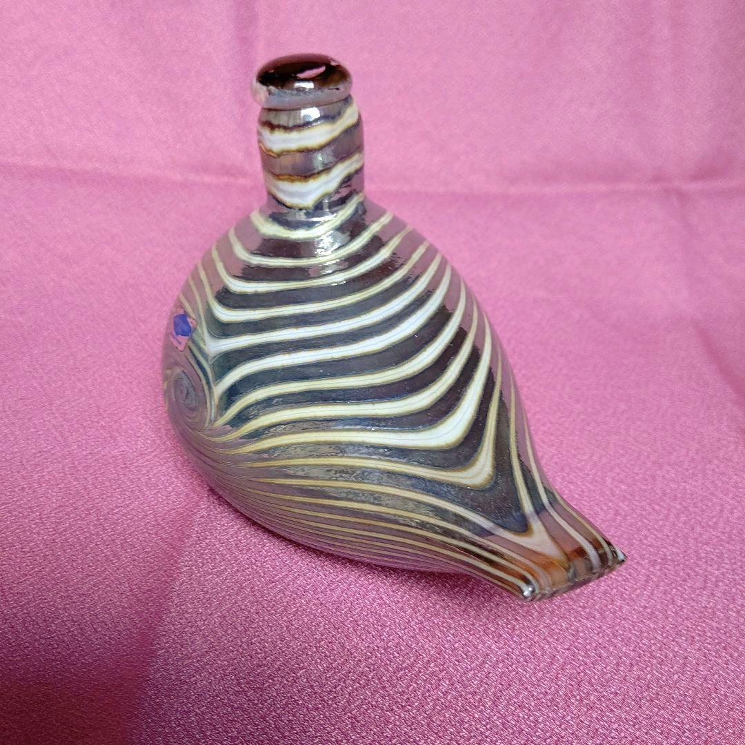 ヴィンテージ フィンランドのオイバ・トイッカ デザイン によるガラスの鳥の置物