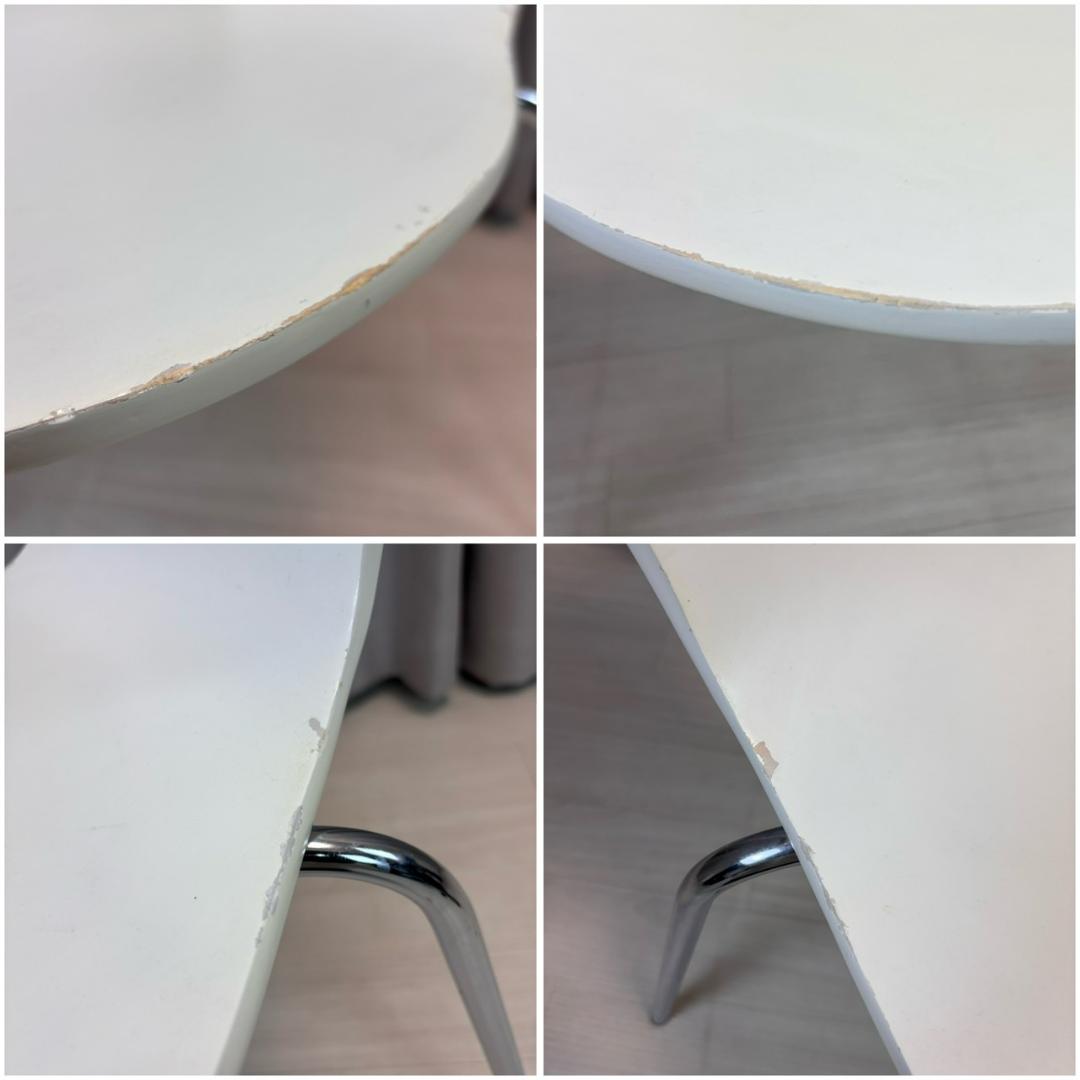 ニトリ　スタッキングチェア　スポット2　ホワイト　3脚セット