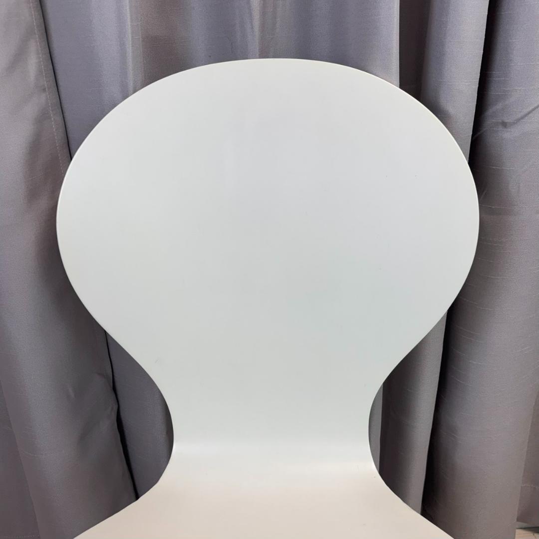 ニトリ　スタッキングチェア　スポット2　ホワイト　3脚セット