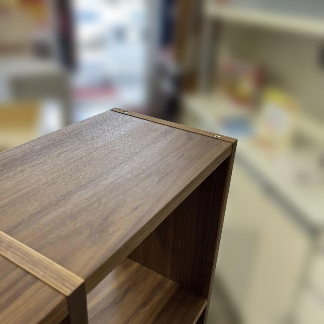 【無印良品】◆スタッキングシェルフ◇ウォールナット◆極美品◇