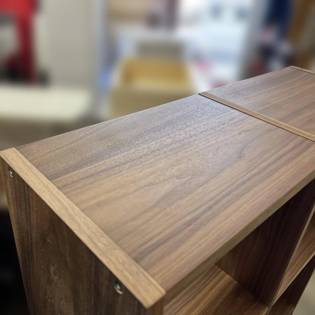 【無印良品】◆スタッキングシェルフ◇ウォールナット◆極美品◇