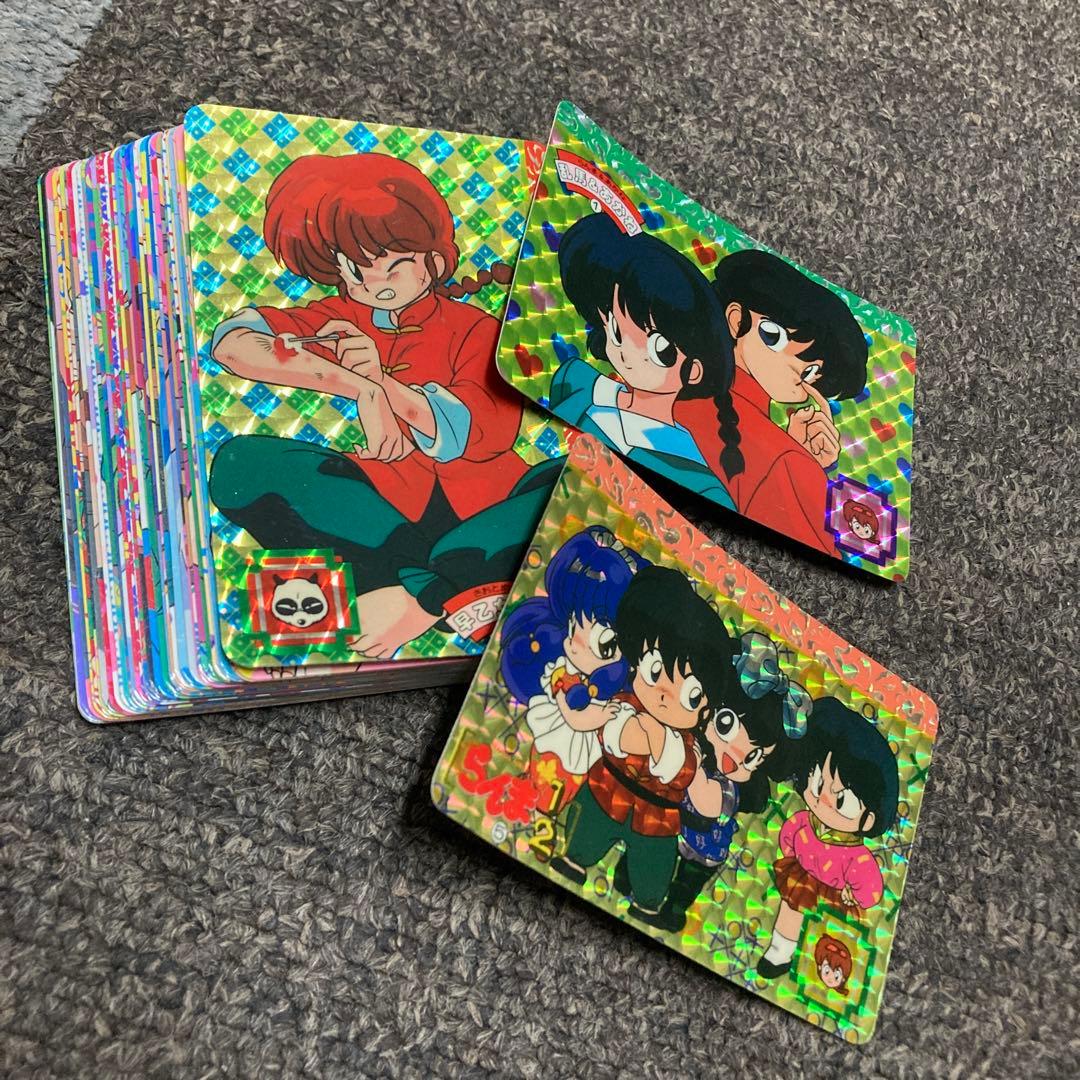 カードダス らんま1/2 乱馬 良牙 天童あかね CARDDASS 1991