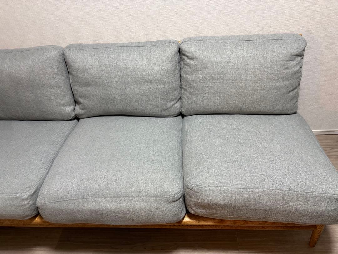 ① CLOUD SOFA 3P MOMO NATURAL 送料込