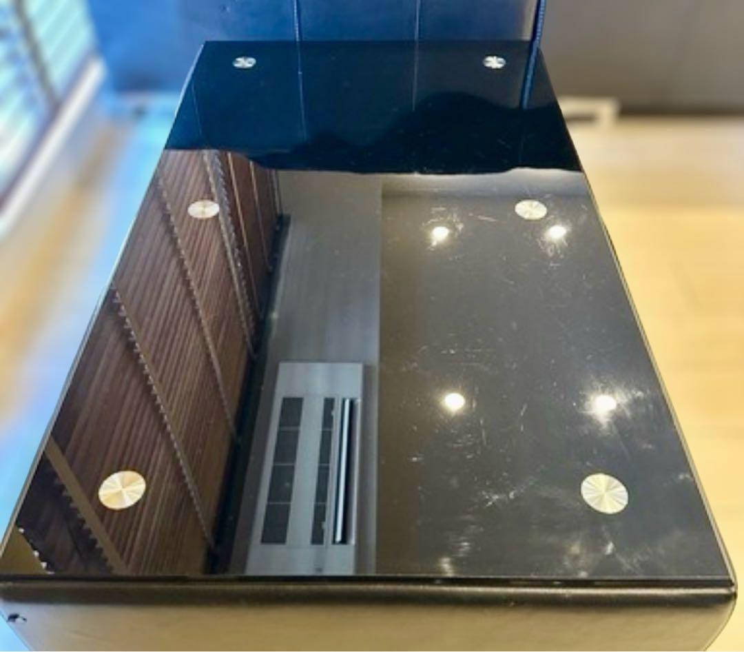 ケルビンジョルマーニ/KELVIN GIORMANIレザーガラスセンターテーブル