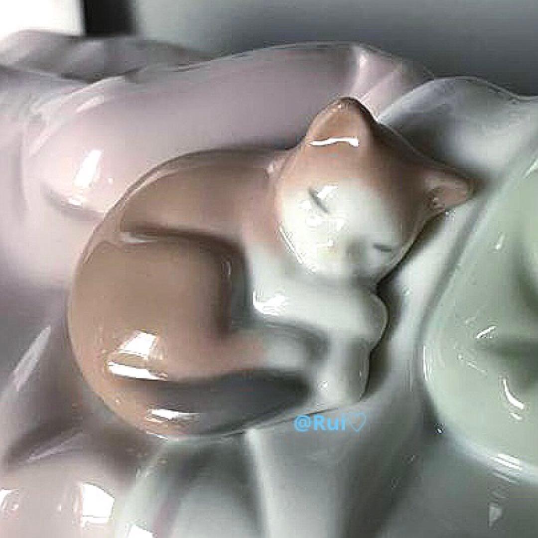 希少 絶版 美品 LLADRO リヤドロ 一緒におねんね フィギュリン