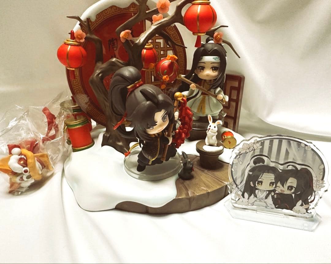 魔道祖師　ラジオドラマ完結記念セット　フィギュア数点　魏無羨 藍忘機