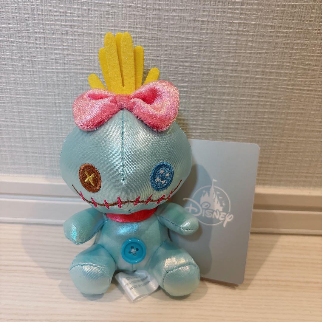 ディズニーストア スティッチ スクランプ オーロラ ぬいぐるみ キー